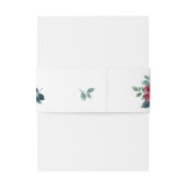 Moderne Elegante Wasserfarben Aquamarin Blaue Hoch Einladungsbanderole (Rückseitenbeispiel)