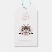 Moderne elegante Wasserfarben - Holy-Night-Geschen Geschenkanhänger (Vorderseite)