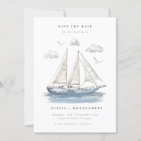 Moderne elegante Wassersportjacht