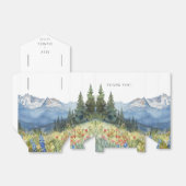 Moderne Elegante Watercolor Geschenkschachtel (Ungefaltet)