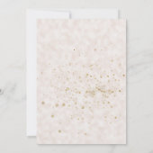 Moderne Elegante Watercolor Probe Einladung (Rückseite)