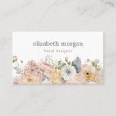 Moderne Elegante Watercolor Visitenkarte (Vorderseite)