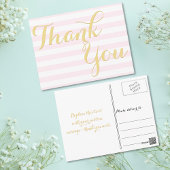 Moderne elegante Wedding Baby Shower Veranstaltung Postkarte