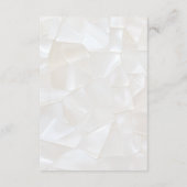 Moderne Elegante Wedding QR Code Details Begleitkarte (Rückseite)