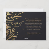 Moderne Elegante Weihnachten (Rückseite)