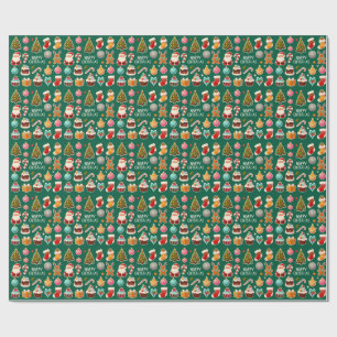 Moderne elegante Weihnachten Geschenkpapier