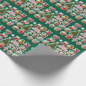 Moderne elegante Weihnachten Geschenkpapier (Ecke)