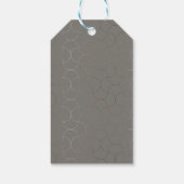 Moderne Elegante Weihnachten im Unternehmen Geschenkanhänger (Rückseite)