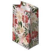 Moderne Elegante Weihnachtsfeiertage Kleine Geschenktüte (Vorderseite Schrägansicht)