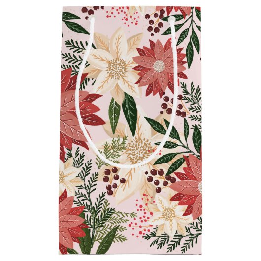 Moderne Elegante Weihnachtsfeiertage Kleine Geschenktüte (Vorderseite)