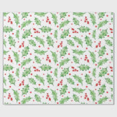 Moderne Elegante Weihnachtsgrün Geschenkpapier (Flach)