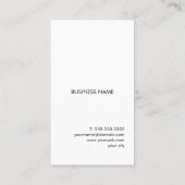 Moderne elegante, weiße, blaue Stromkreisreparatur Visitenkarte (Rückseite)