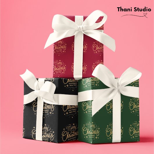 Moderne Elegante Weiße Feiertage Satinband