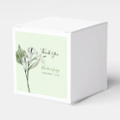Moderne Elegante White Calla Lilies Wedding Geschenkschachtel (Vorderseite)