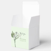 Moderne Elegante White Calla Lilies Wedding Geschenkschachtel (Geöffnet)