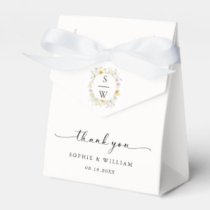 Moderne Elegante Wildblume Frühjahrssommer Hochzei Geschenkschachtel