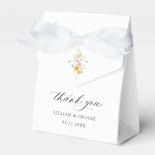 Moderne Elegante Wildblume Frühjahrssommer Hochzei Geschenkschachtel