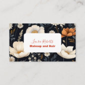 Moderne Elegante Wildblumen Visitenkarte (Vorderseite)