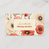 Moderne Elegante Wildblumen Visitenkarte (Vorderseite)