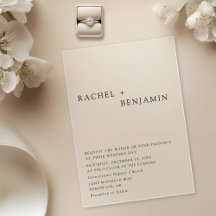 Moderne Elegante zeitlose Minimalistische Klassik