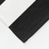 Moderne, elegante zwei Schwäne auf schwarz-weiß ge Fleecedecke (Ecke)