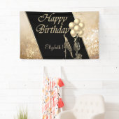 Moderne Eleganten, Ballons, Glas, Blume mit hoher  Banner (Insitu)