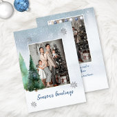 Moderne Eleganten Familienname Frohe Weihnachten F