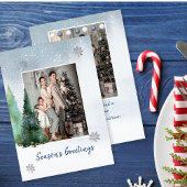 Moderne Eleganten Familienname Frohe Weihnachten F