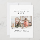 Moderne Eleganz, als wir Foto Tischnummer waren (Vorderseite)