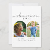 Moderne Eleganz, als wir Foto Tischnummer waren (Vorderseite)