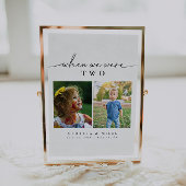 Moderne Eleganz, als wir Foto Tischnummer waren