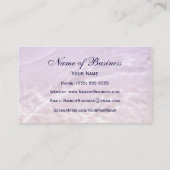 Moderne Eleganz Chic Pink Water Satin Visitenkarte (Rückseite)