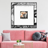 Moderne Eleganz mit Ihrer Foto Gästebuch-Leinwand Leinwanddruck (Insitu (Wohnzimmer))
