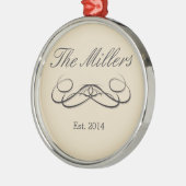 Moderne Eleganz Ornament Aus Metall (Links)