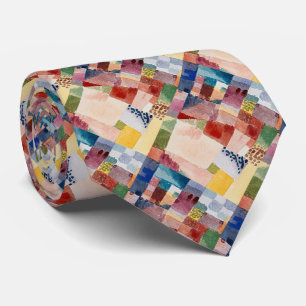 Moderne Eleganz: Paul Klee Hammamet Art Necktie Krawatte