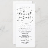 Moderne Eleganz, Platzierung Dankeschön Karte (Vorne/Hinten)