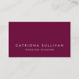 Moderne Eleganz Poppy Business Card Visitenkarte