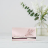 Moderne Eleganz, Streifen, Zweigstelle Glitzer Visitenkarte (Stehend Vorderseite)