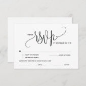 Moderne Eleganz UAWG (Antwort) Begleitkarte (Vorne/Hinten)