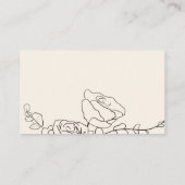 Moderne Eleganz Visitenkarte (Rückseite)