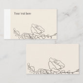 Moderne Eleganz Visitenkarte (Vorne/Hinten)