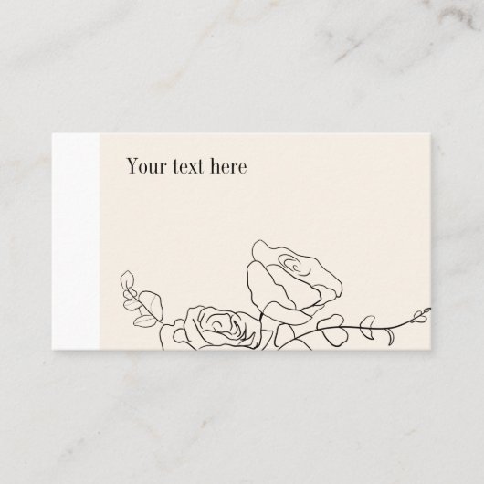 Moderne Eleganz Visitenkarte (Vorderseite)