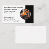 Moderne elektrische Einzigartige Visitenkarten Visitenkarte (Vorne/Hinten)