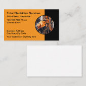 Moderne elektrische Einzigartige Visitenkarten Visitenkarte (Vorne/Hinten)