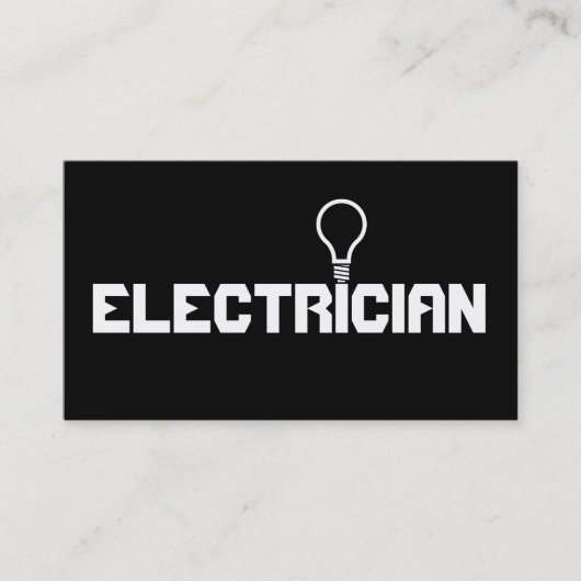 Moderne Elektrizitätsgesellschaft Visitenkarte (Vorderseite)