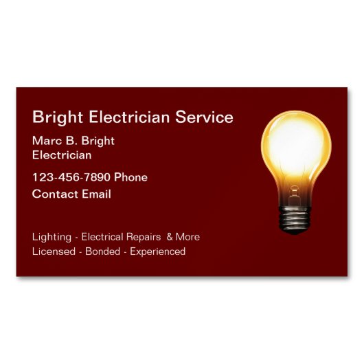 Moderne elektromagnetische Visitenkarten Magnetische Visitenkarte (Vorderseite)