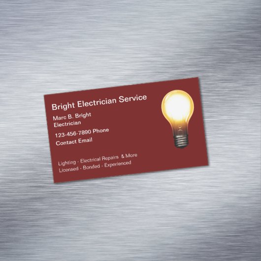 Moderne elektromagnetische Visitenkarten Magnetische Visitenkarte (Beispiel)