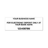 MODERNE ELEKTRONISCHE EINLAGENBANKENANLEIHUNG PERMASTEMPEL (Design)
