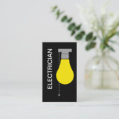 Moderne Elektrotechnik mit zweiseitigen Visitenkar Visitenkarte (Stehend Vorderseite)