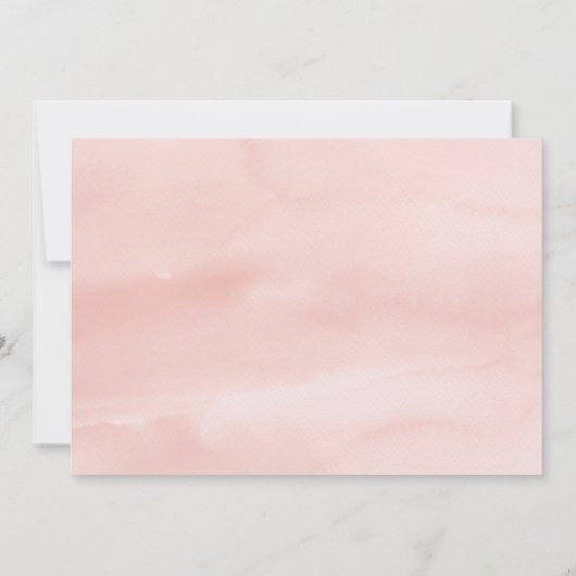 Moderne Elephant Pink Floral Girl Babydusche Einladung (Rückseite)